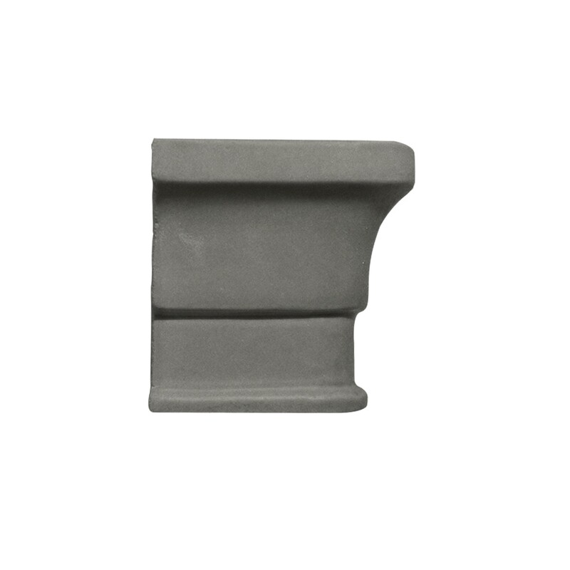 Tinta Moresque Glossy Rail Corner Ceramic Moldings 2x2
