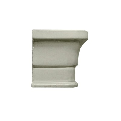 Plume Moresque Glossy Rail Corner Ceramic Moldings 2x2