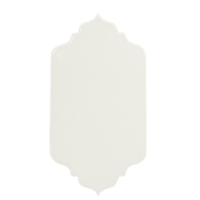 White Matte Marbella Moresque Tile 4x8