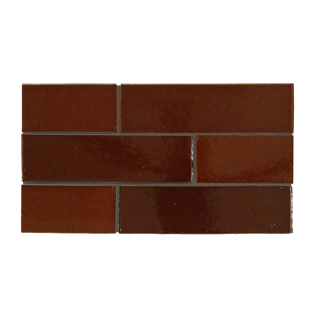 Canela Twist Gloss Thin Brick Tile 2 1/8x7 1/2