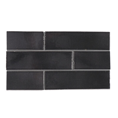 Perfect Storm Gloss Thin Brick Tile 2 1/8x7 1/2