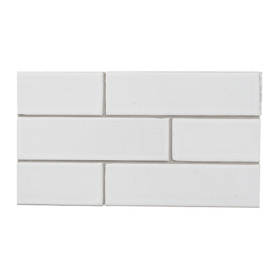 Eggshell Gloss Thin Brick Tile 2 1/8x7 1/2