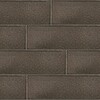 Agora Grey Plain Ceramic Tile 2 1/4×7 3/8 Image