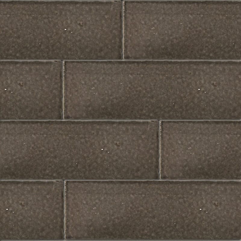 Agora Grey Plain Ceramic Tile 2 1/4×7 3/8 Image
