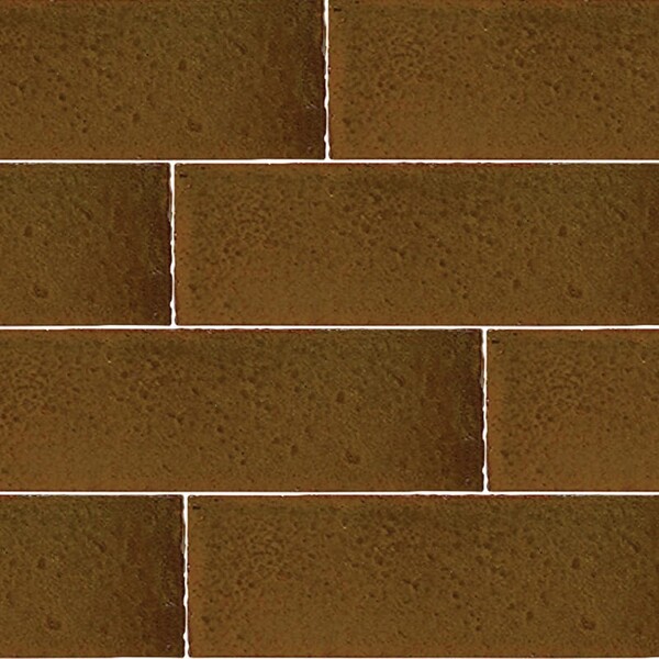 Crompton Brown Plain Ceramic Tile 2 1/4×7 3/8 Image