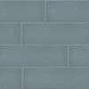 Peggy Blue Plain Ceramic Tile 2 1/4×7 3/8 Image