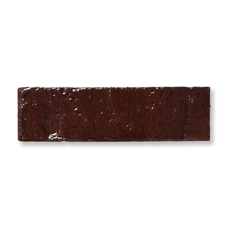 Woody Brown Rustic Subway Thin Brick Tile 2 3/4x9 3/4