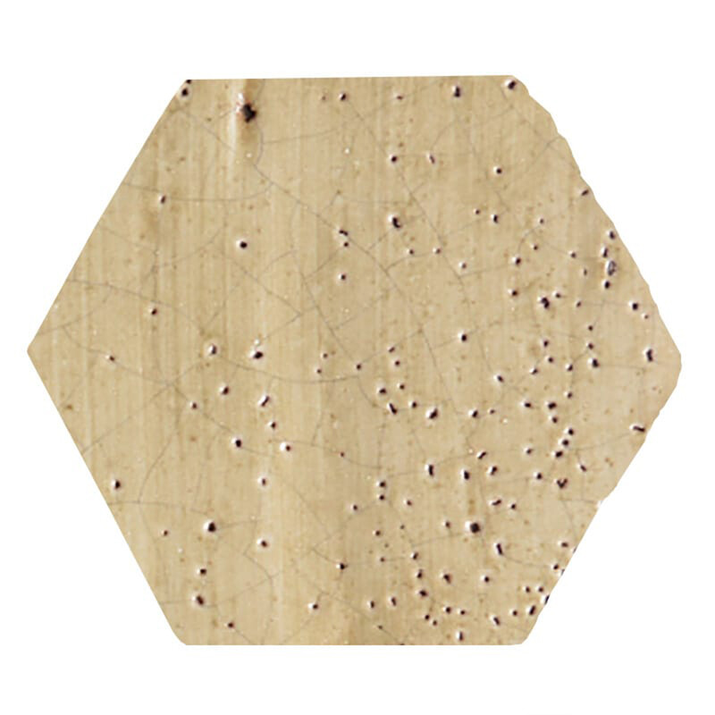 Imagem de azulejo hexagonal de terracota esmaltada Oro 6×6