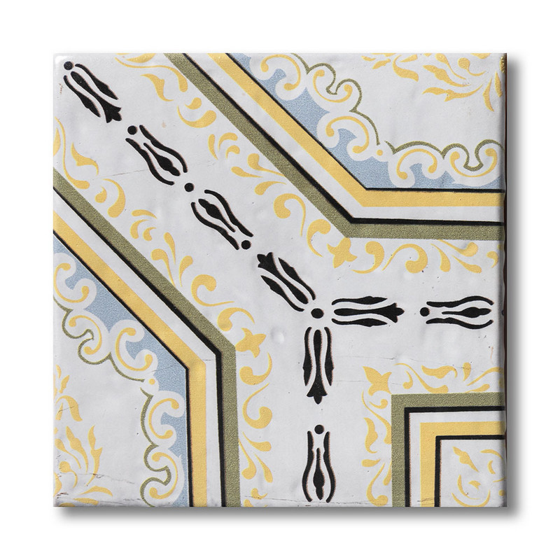 Sintra 1 Square 1/2 Glazed Terracotta Tile 6×6 Image