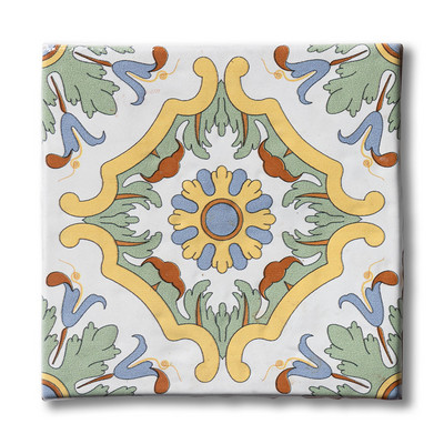 Sintra 5 Square 1/2 Glazed Glazed Terracotta Tile 6x6