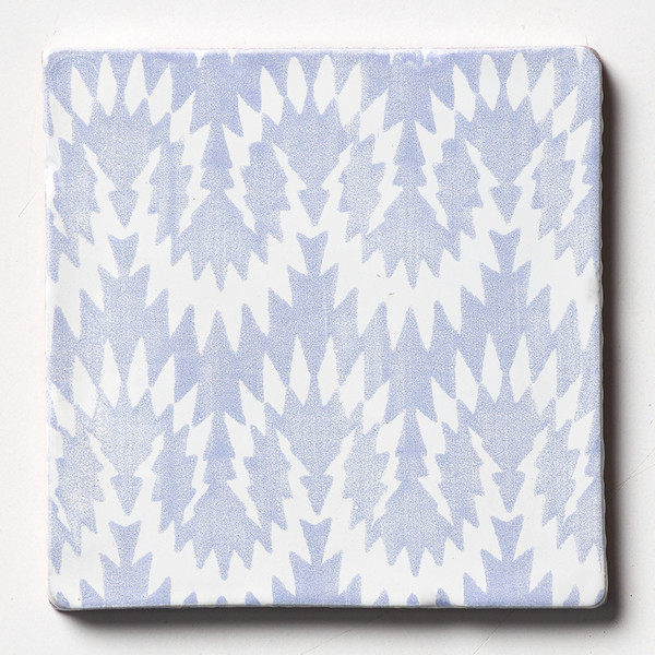Indigo Wash Flama Glossy Terracotta Tile 6×6 Image