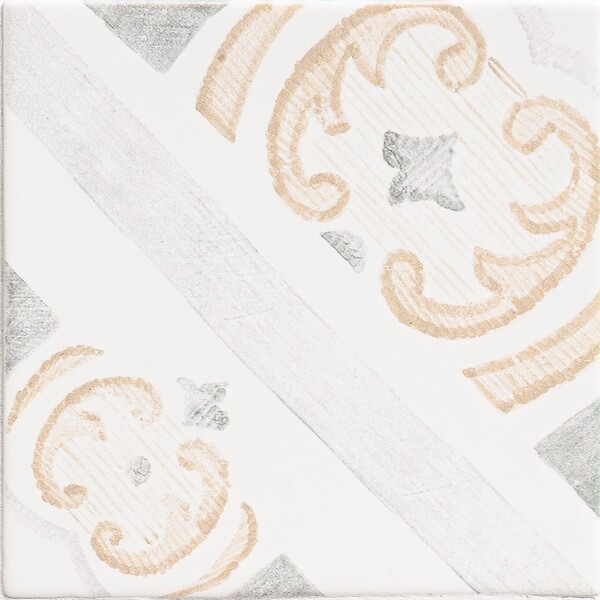 Catania Bianco Glossy Ceramic Tile 6×6 Image