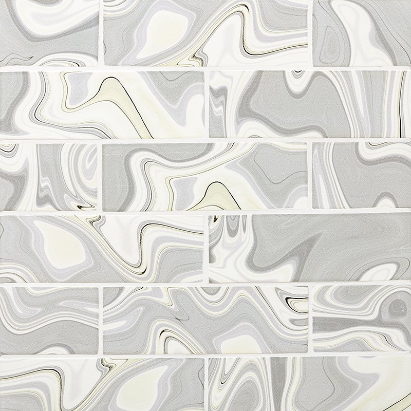 Saturn Glossy Subway Ceramic Tile 3x9