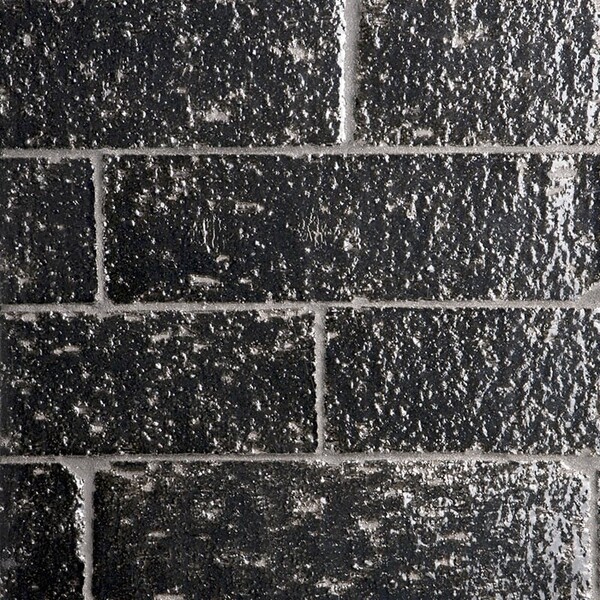 Moore Slate Glossy Subway Thin Brick Tile 2 9/16x8 7/16