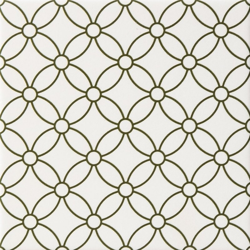 Midori Matte Shippo Ceramic Tile 6x6