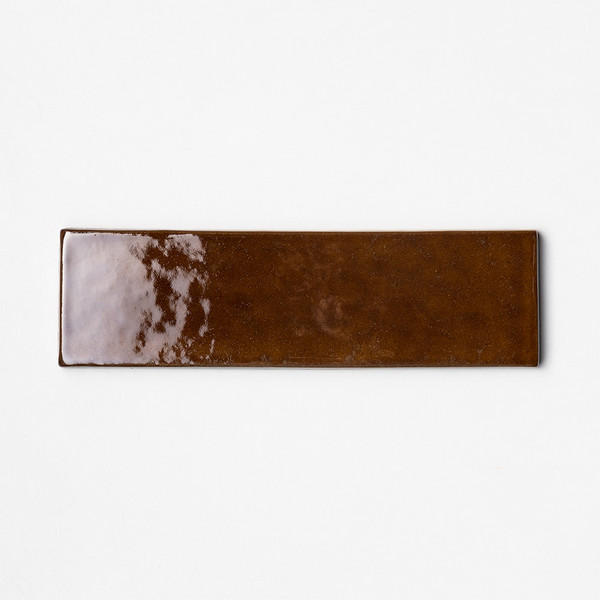 Hickory Glossy Terracotta Tile 2 1/4×7 7/8 Image