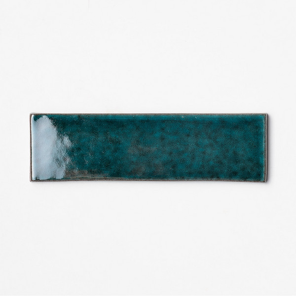 Aquamarine Glossy Terracotta Tile 2 1/4×7 7/8 Image