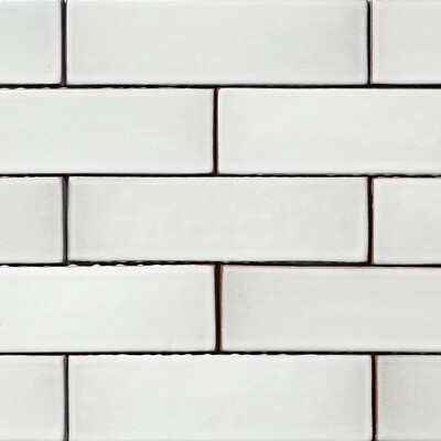 Butter Glossy Subway Thin Brick Tile 2 1/4x7 7/8