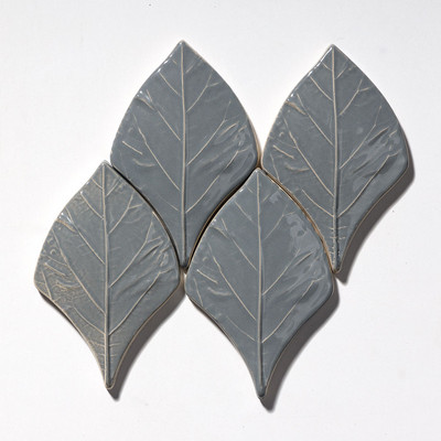 Winter Leaf Semi Glossy Ceramic Tile 4x4