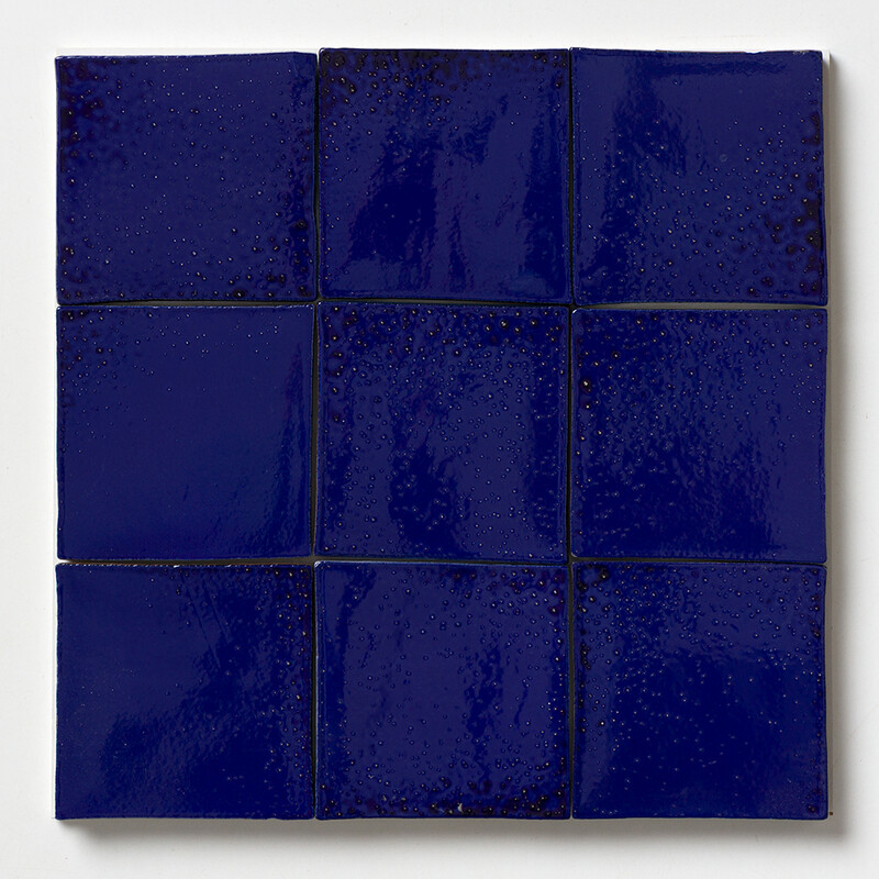 Lapis Glossy Glazed Terracotta Tile 4x4