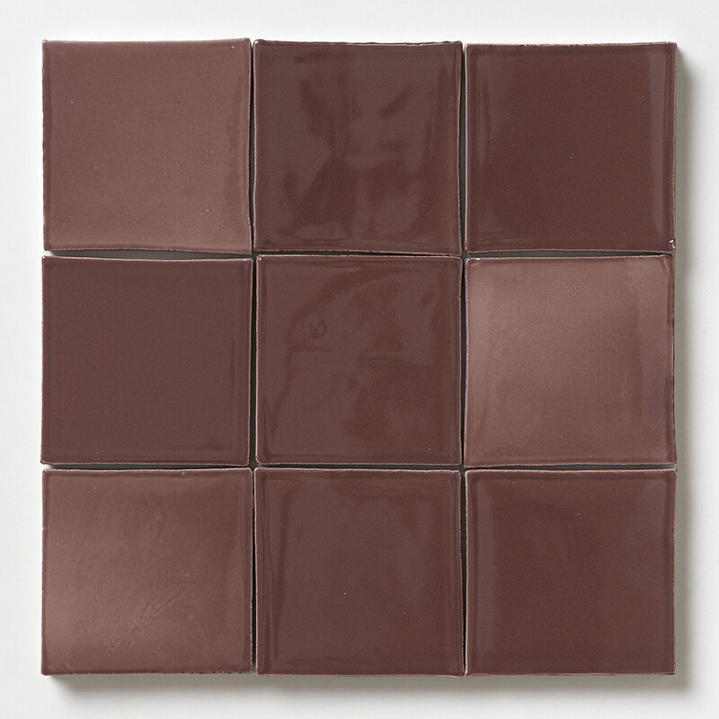 Giardino Glossy Glazed Terracotta Tile 4x4