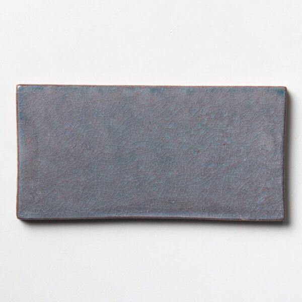 Baldosa de terracota esmaltada brillante Cobble en tono gris apagado de Country Floors