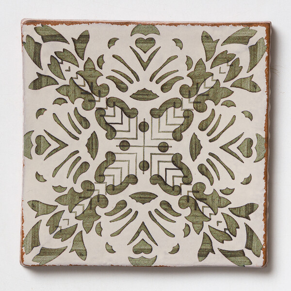 Daphne Matte Terracotta Fliese 6×6 Bild