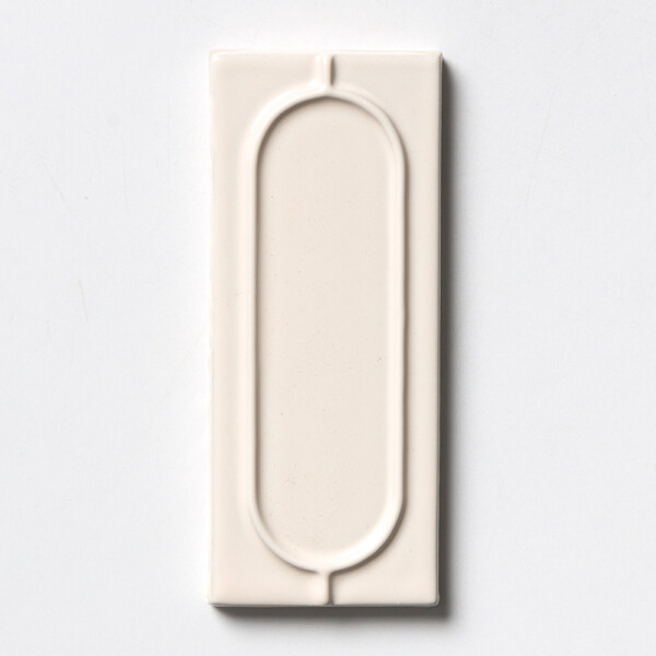 Ivory Glossy Sophee Ceramic Tile 2 1/2×6 Image