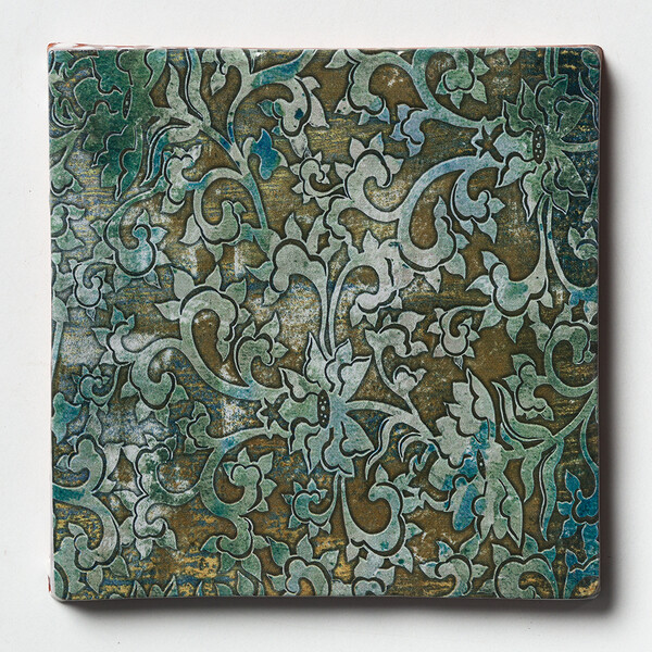 Dame Glossy Terracotta Tile 6×6 Image