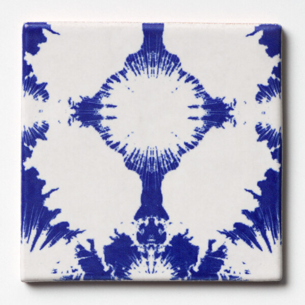 Cadet Matte Watercolor Glazed Terracotta Tile 6×6 Image