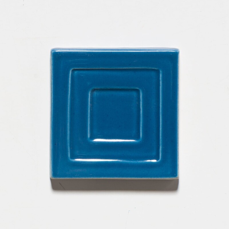 Azure Glossy Ceramic Tiles 3 5/32x3 5/32