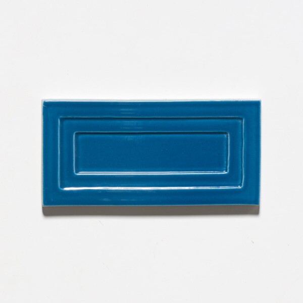 Azure Glossy Ceramic Tiles 3 5/32×6 1/2