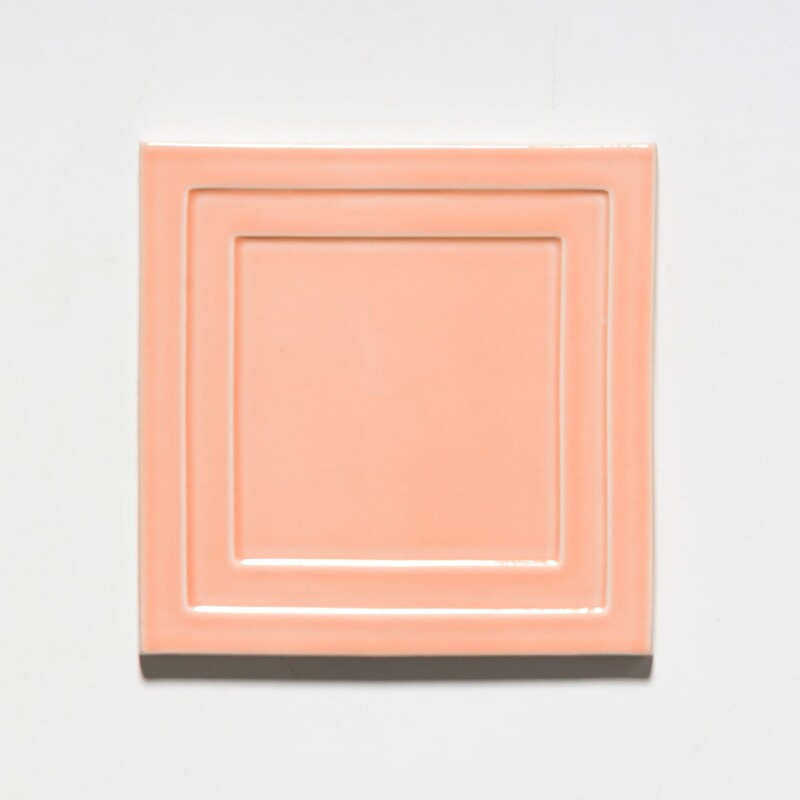 Blush Glossy Ceramic Tiles 6 1/2x6 1/2
