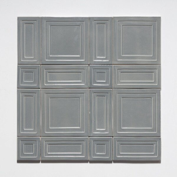 Pozzuolli Glossy Piazza Pattern Ceramic Tiles 9 29/64×9 29/64