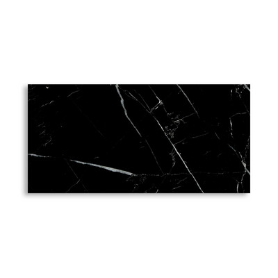 Black Polished Marble Tile 2 3/4x5 1/2