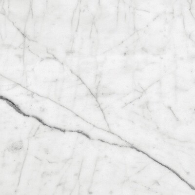 White Carrara C Polished Marble Tile 12x12