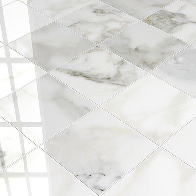 Calacatta Gold Honed Marble Tile 12x12