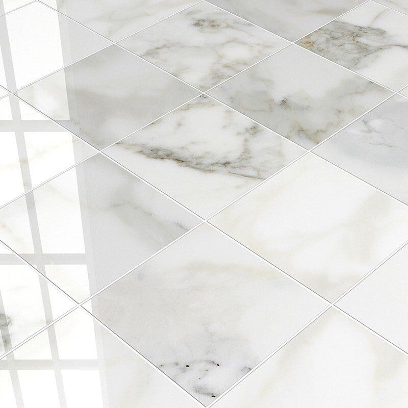 Calacatta Gold Honed Marble Tile 12x12