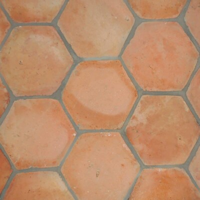 Cotto Med Natural Hexagon Terracotta Tile 6x6