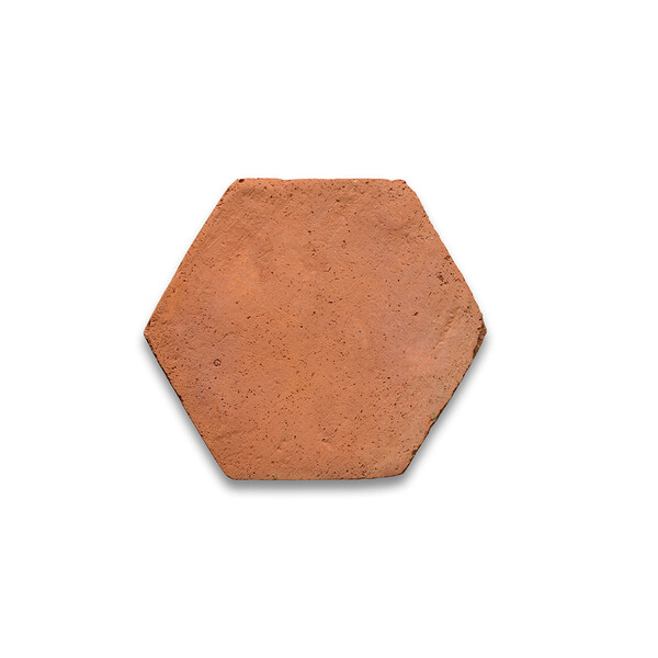 Hexagon Natural Terracotta Tile 6×6 Image