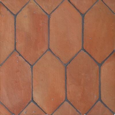 Cotto Med Natural Picket Terracotta Tile 5x10