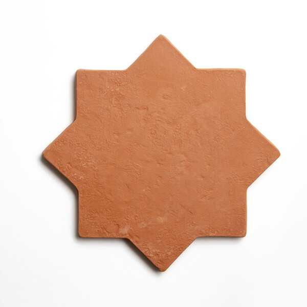 Sunrise Natural Star Terracotta Tile 8×8 Image