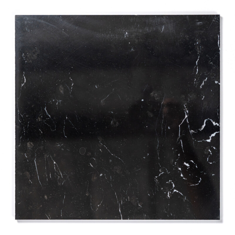 Belgium Black Polished Marble Tiles 12x12