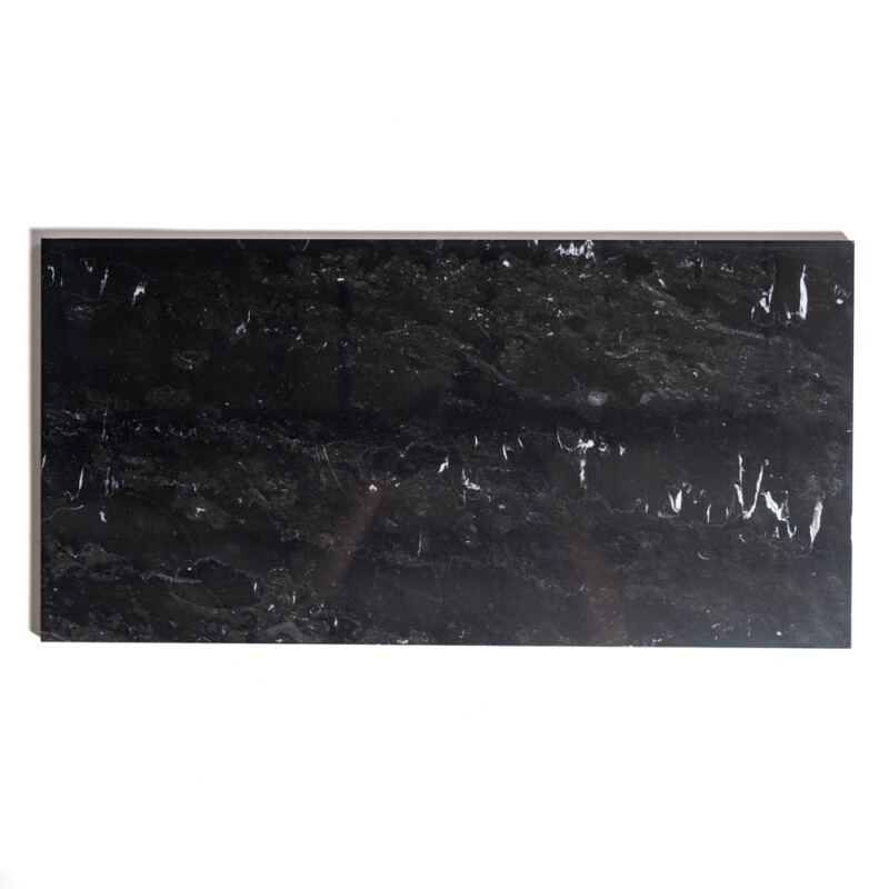 Belgium Black Polished Marble Tiles 12x24