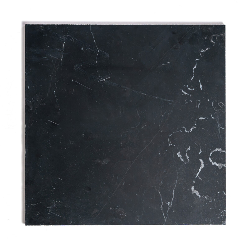 Belgium Black Honed Marble Tiles 12x12