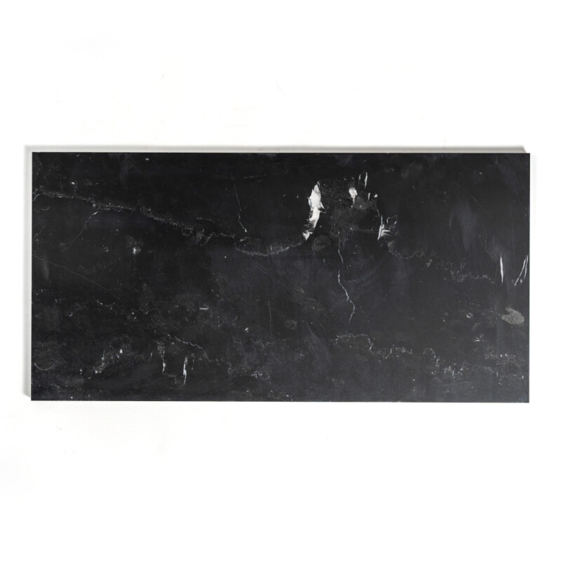 Belgium Black Honed Marble Tiles 12x24