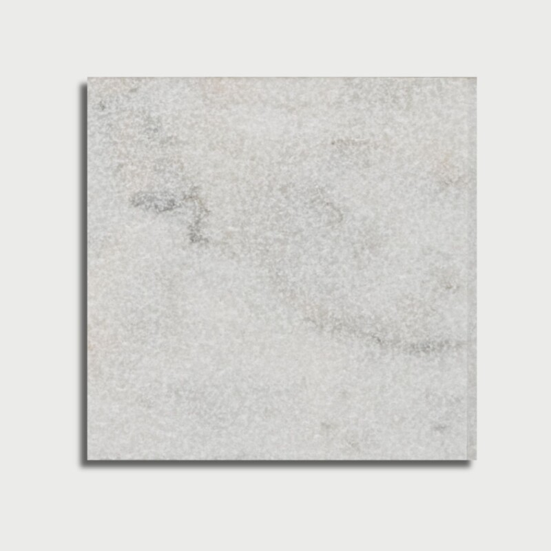 Ice White Leather Marble Pavers 24×24