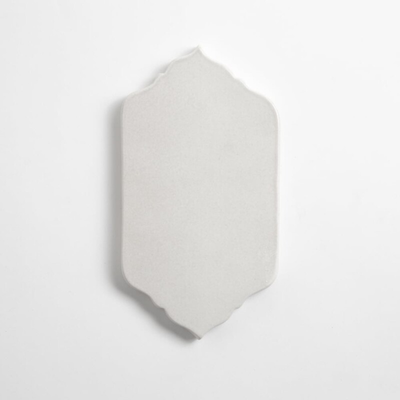 Cloud White Glossy Marbella Ceramic Tiles 4x7 1/2