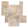 Venice Leather Sandblasted French Pattern Marble Pavers French Pattern