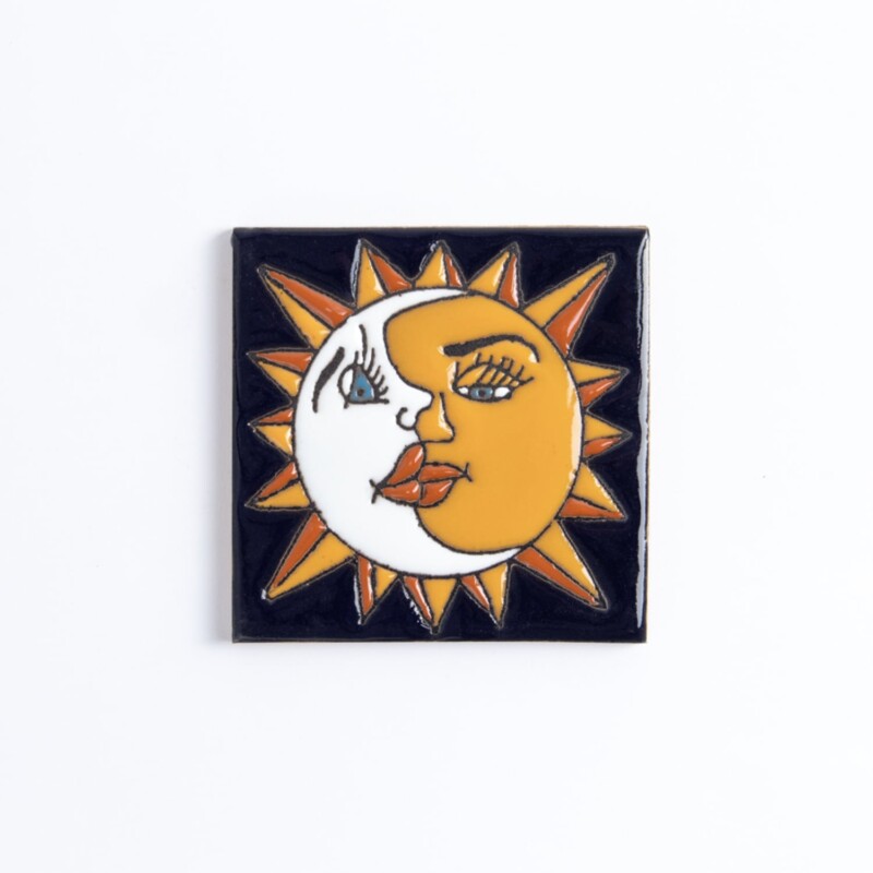 Talavera Glossy Eclipse Glazed Terracotta Tiles 4x4